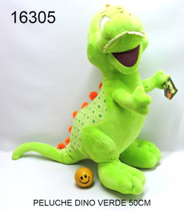 Imagen de PELUCHE DINO VERDE 50CM 5.24